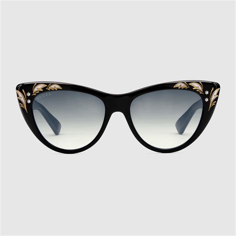 gucci eyewear cat eye sunglasses|luxury designer sunglasses cat eye.